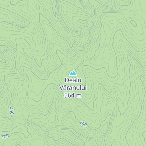 Map of Dealu Văranului
