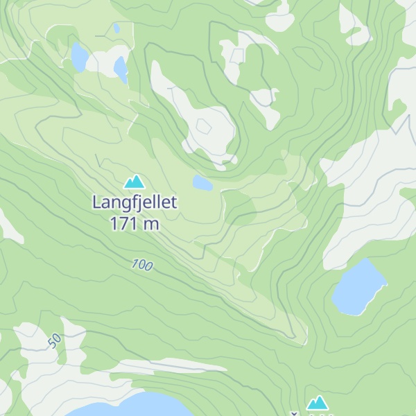 Map of Småslettfjellet
