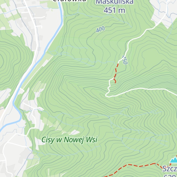 Map of Wierzchowina