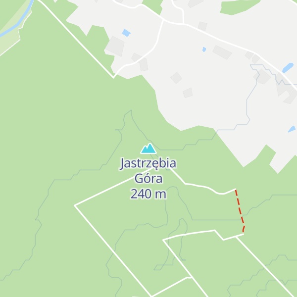 Map of Jastrzębia Góra