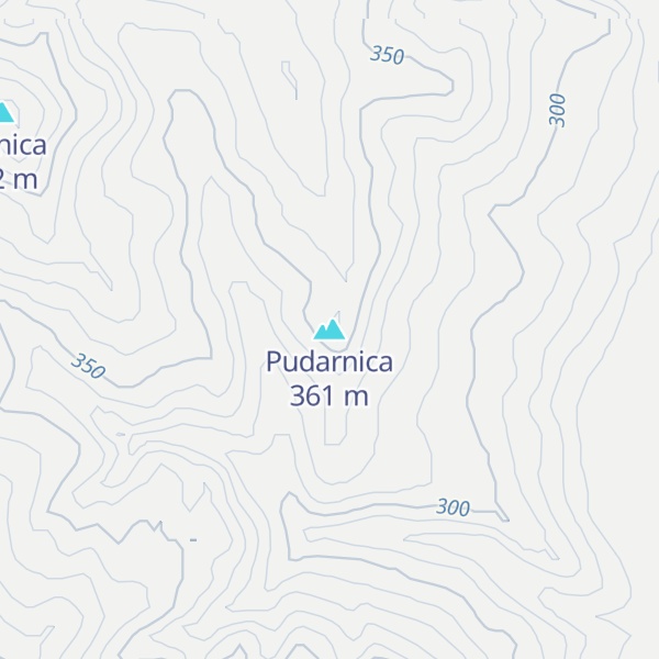 Map of Pudarnica