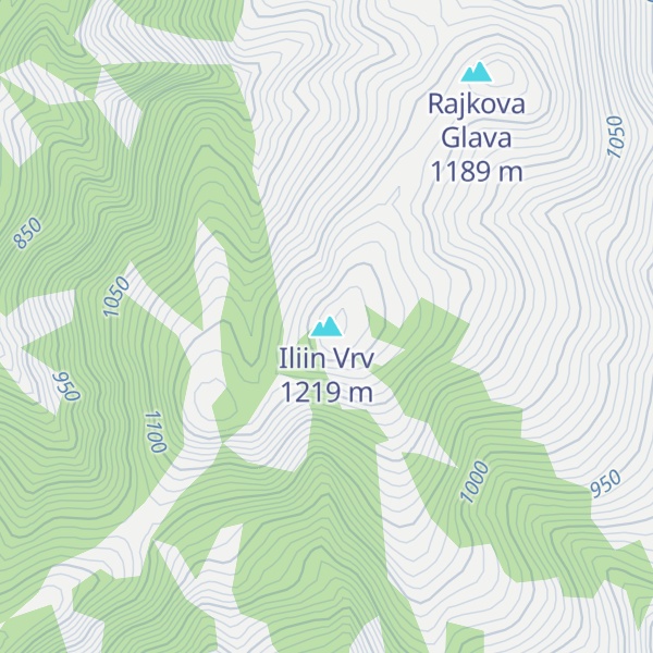 Map of Iliin Vrv