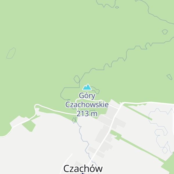 Map of Góry Czachowskie
