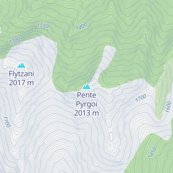 Map of Pente Pyrgoi