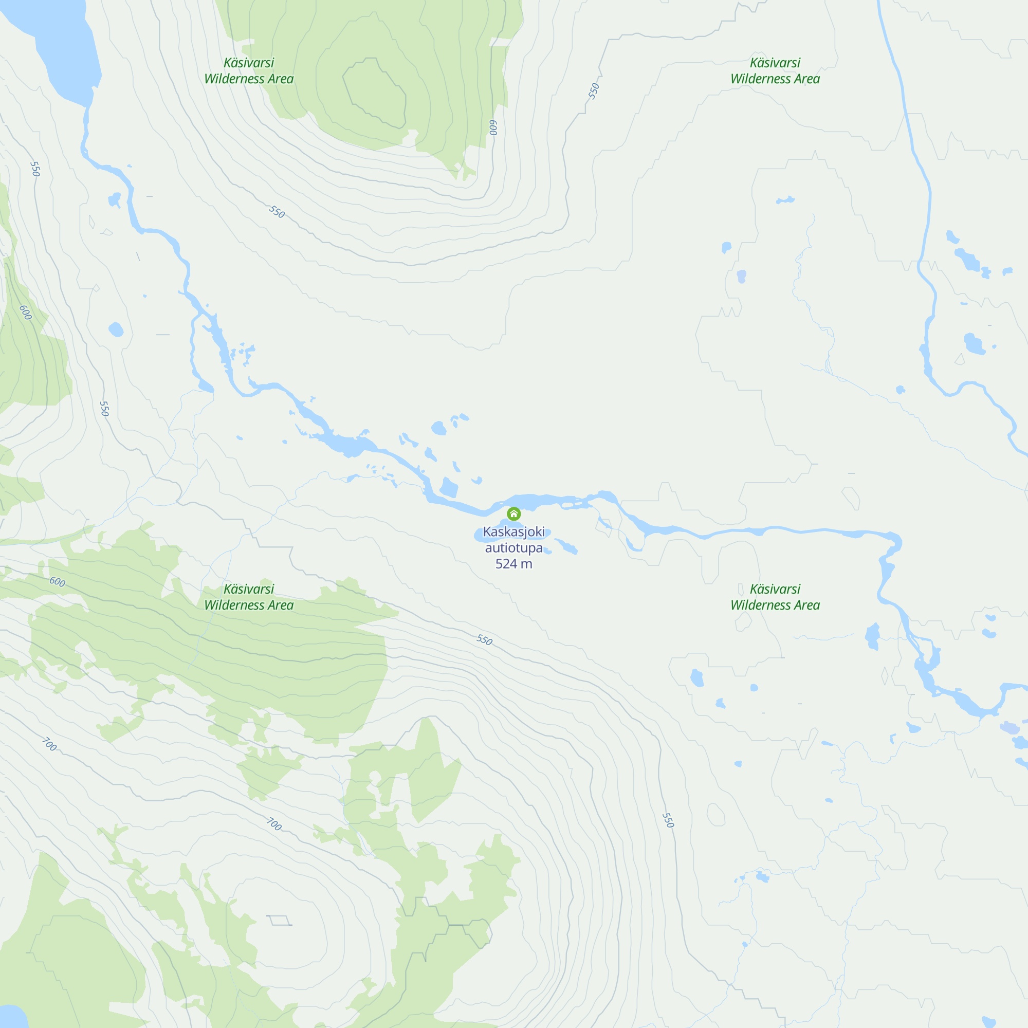 Kaskasjoki autiotupa map
