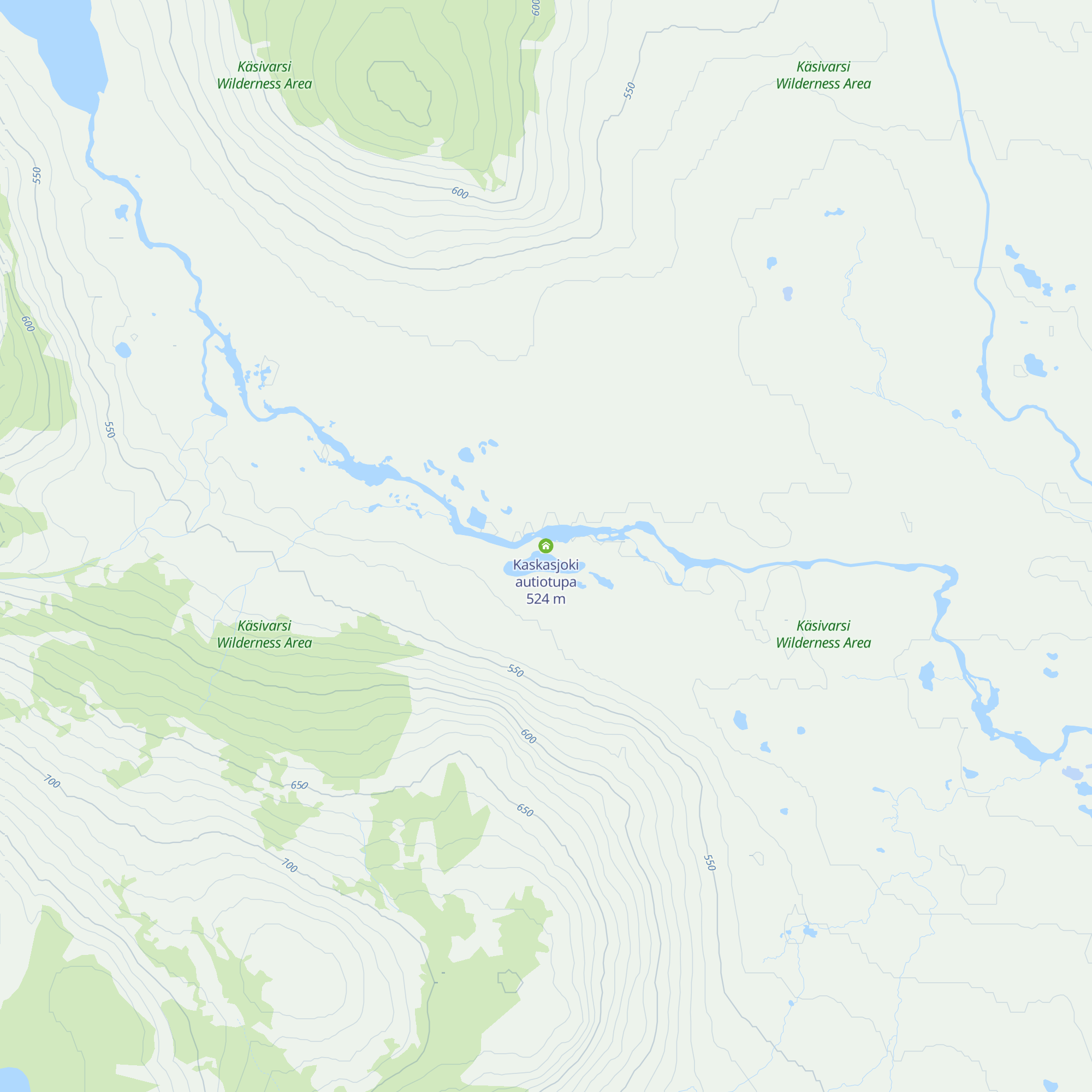 Kaskasjoki autiotupa map