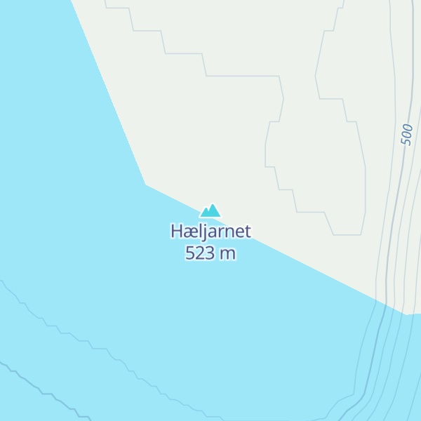 Map of Hæljarnet
