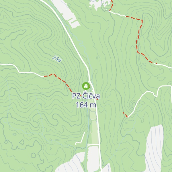 Map of PZ Čičva