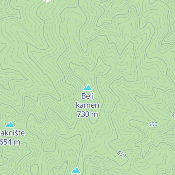 Map of Beli kamen