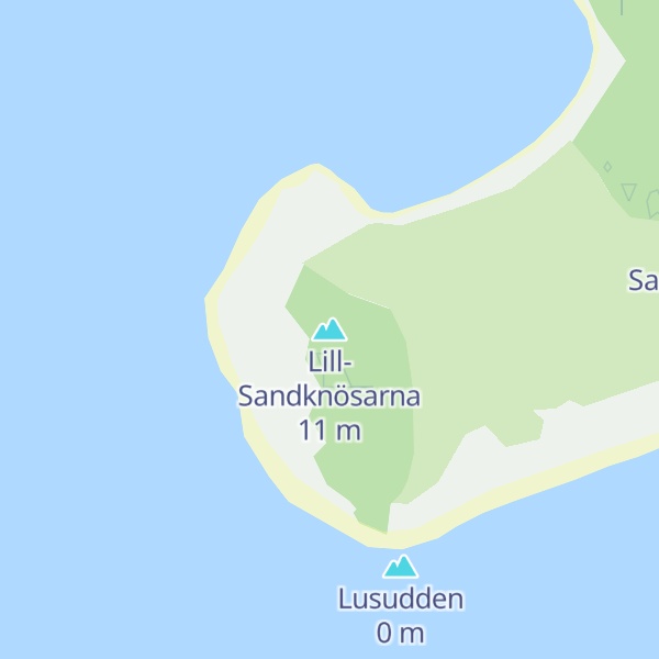 Map of Lill-Sandknösarna