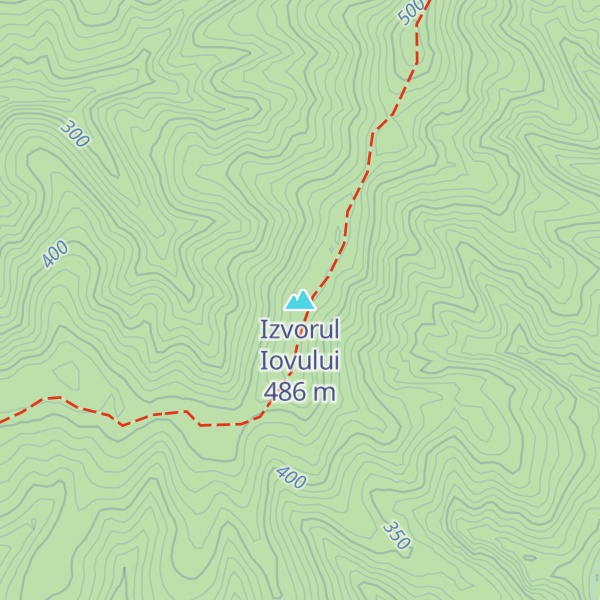 Map of Izvorul Iovului