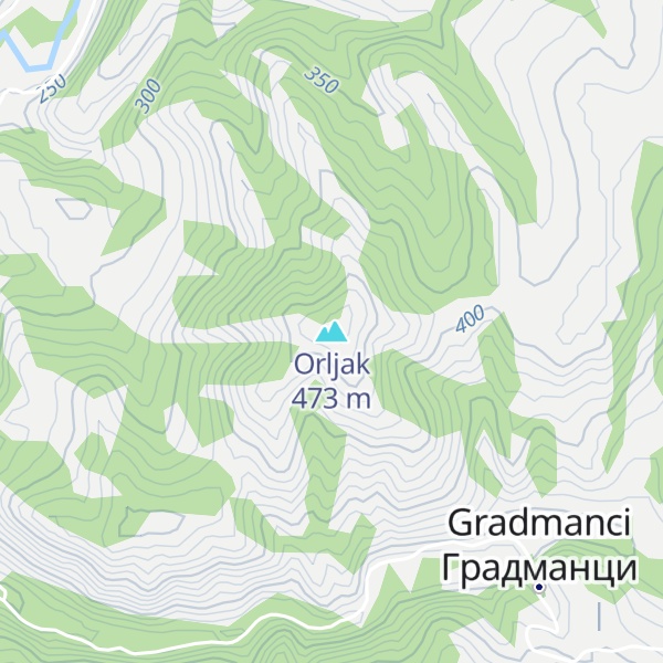 Map of Orljak