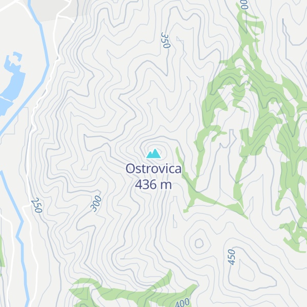 Map of Ostrovica
