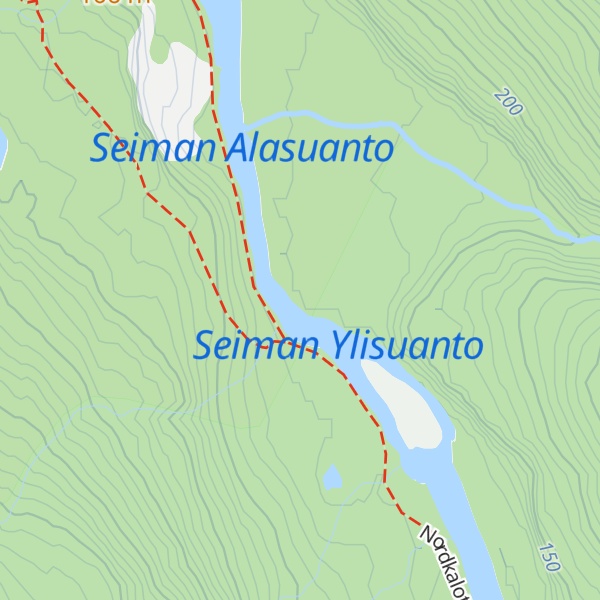 Map of Sieimahytta
