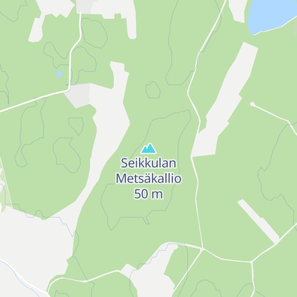Map of Seikkulan Metsäkallio