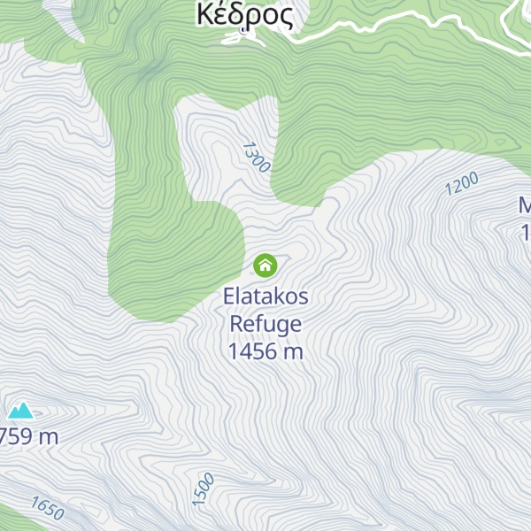 Map of Elatakos Refuge