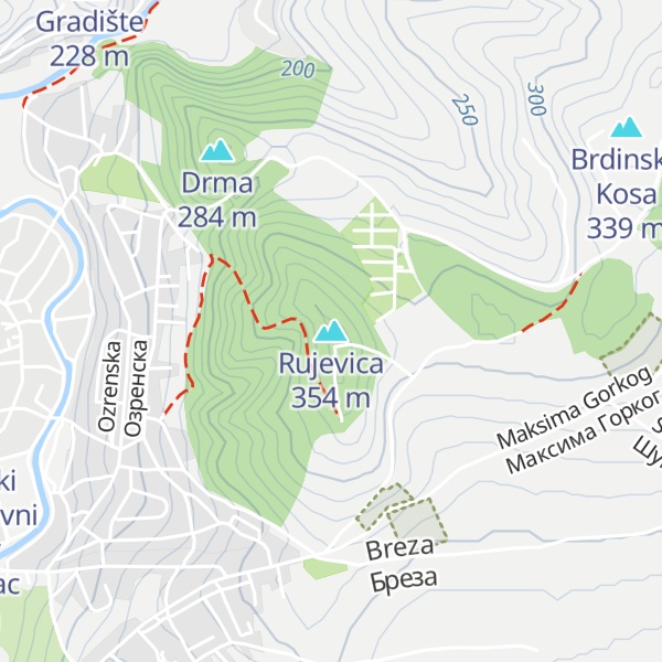 Map of Rujevica