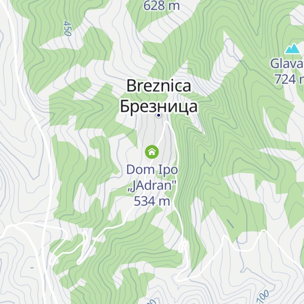 Map of Dom Ipo „ЈAdran"