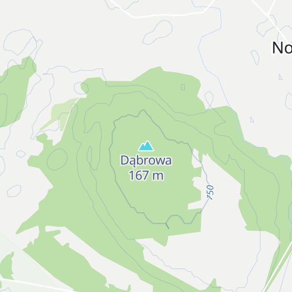 Map of Dąbrowa
