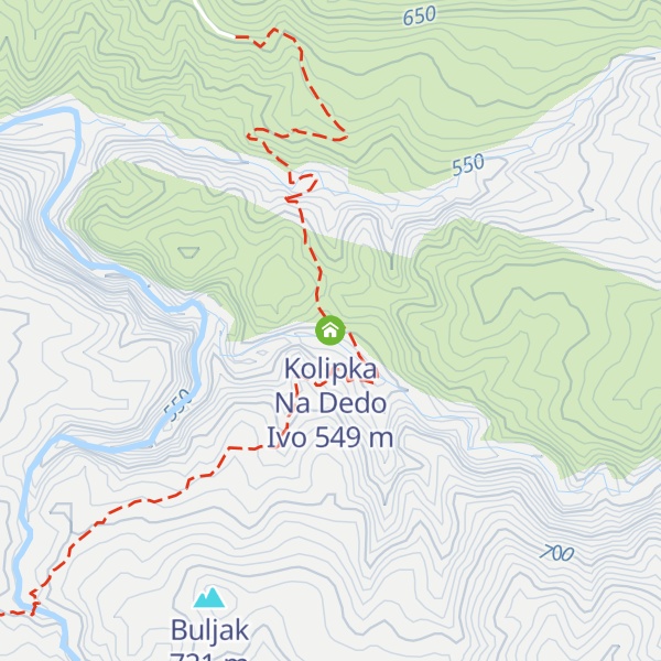 Map of Kolipka Na Dedo Ivo