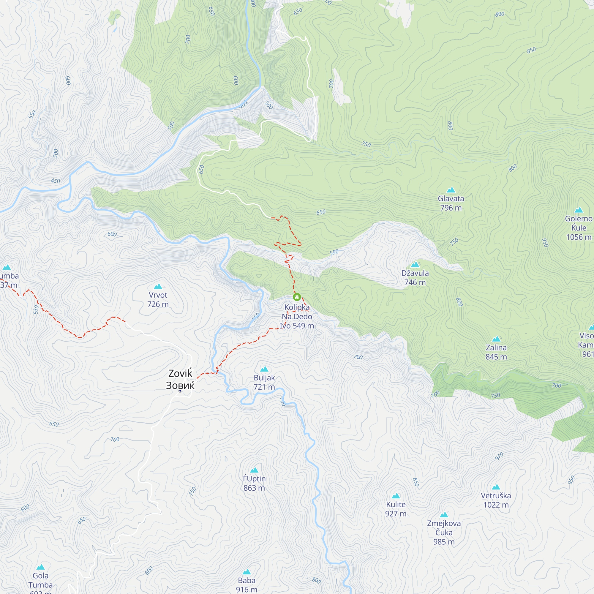 Kolipka Na Dedo Ivo map
