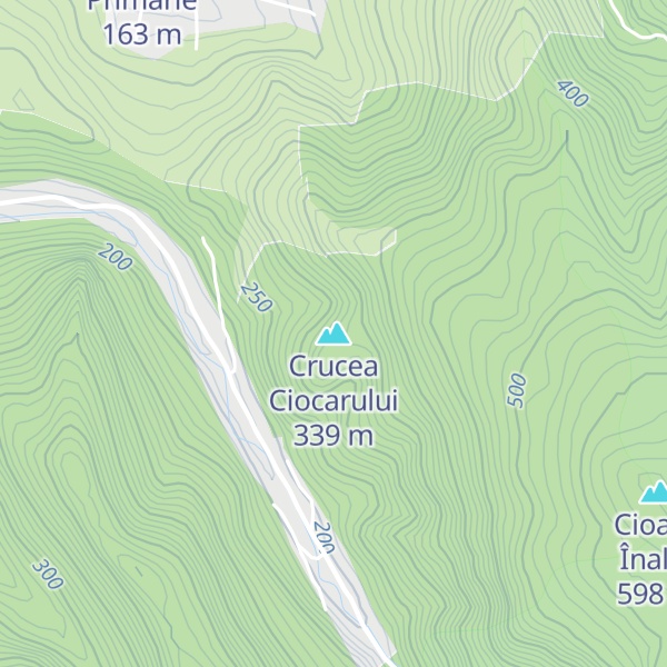 Map of Crucea Ciocarului