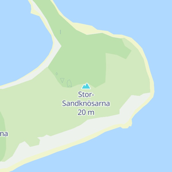 Map of Stor-Sandknösarna