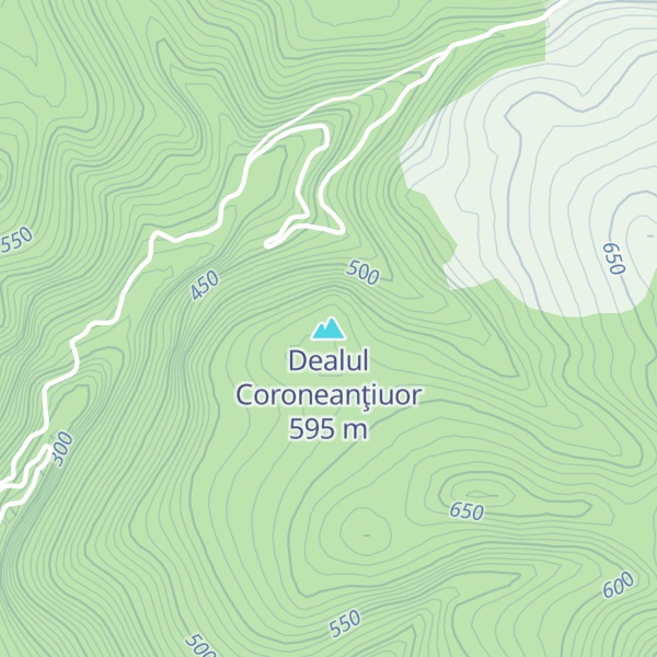Map of Dealul Coroneanţiuor