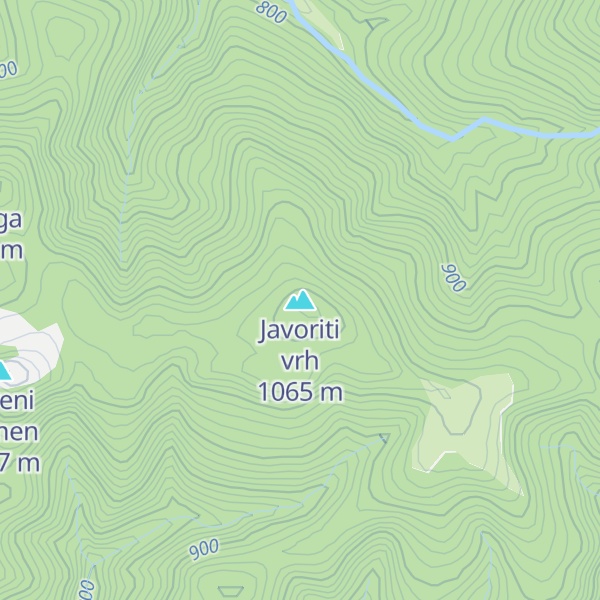 Map of Javoriti vrh