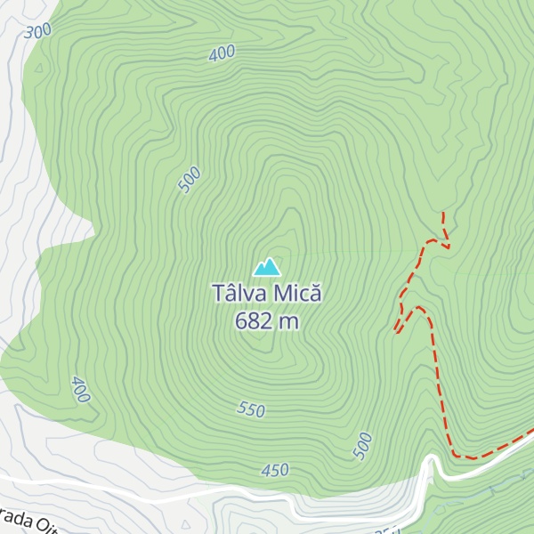 Map of Tâlva Mică