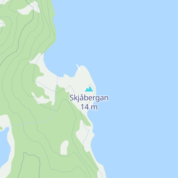 Map of Skjåbergan