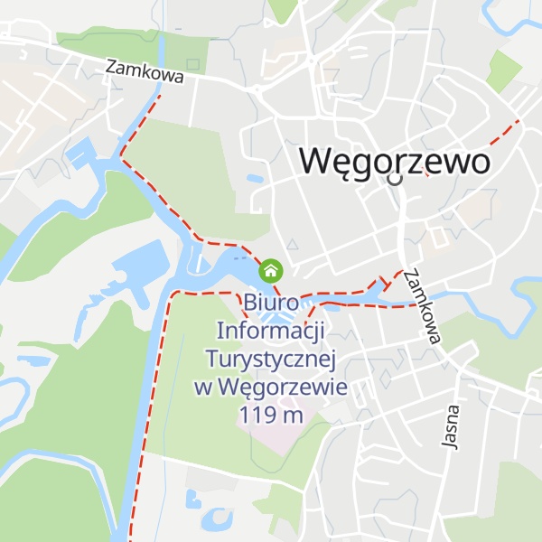 Map of Biuro Informacji Turystycznej w Węgorzewie