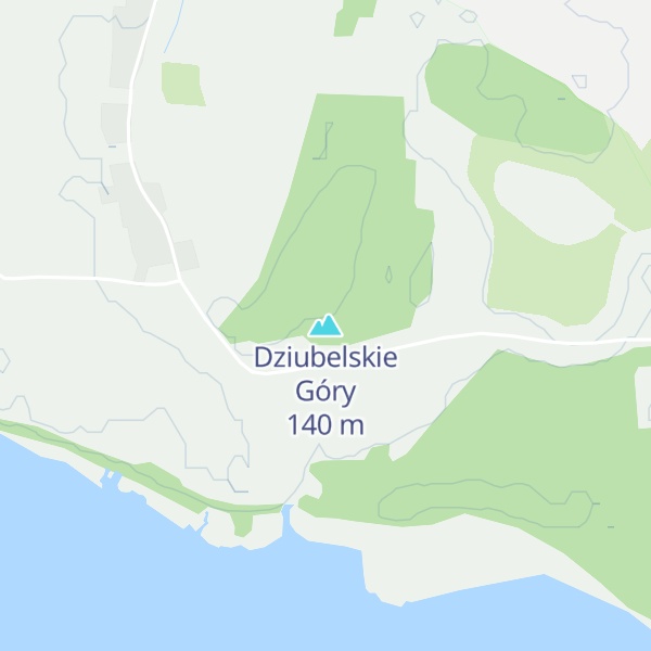 Map of Dziubelskie Góry