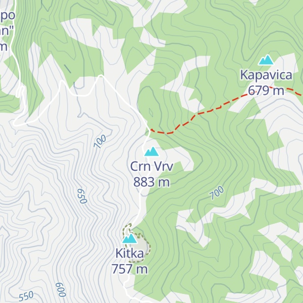 Map of Crn Vrv