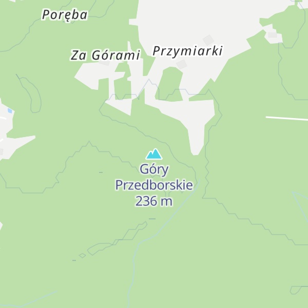 Map of Góry Przedborskie
