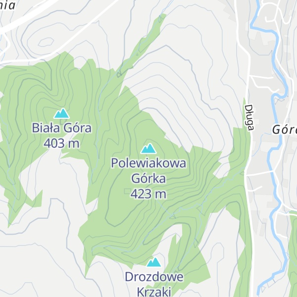 Map of Polewiakowa Górka