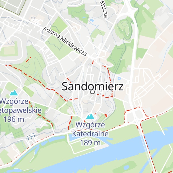 Map of Wzgórze Miejskie
