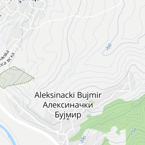 Map of Bujmirsko Brdo