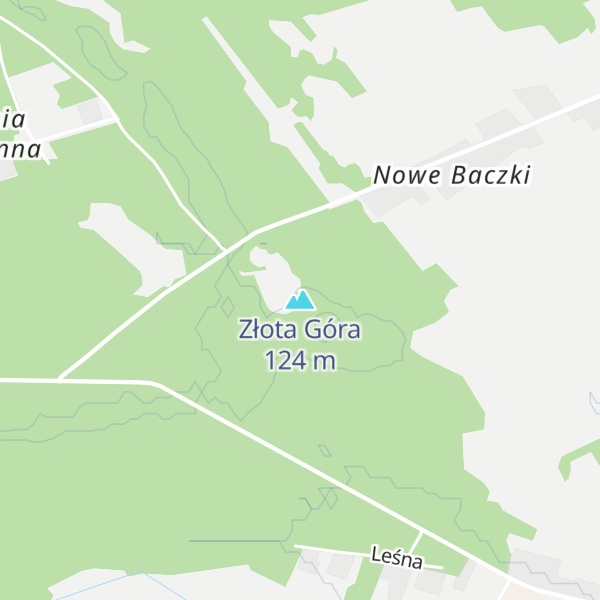 Map of Złota Góra