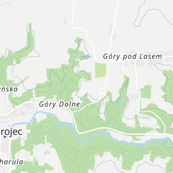Map of Niskie Góry