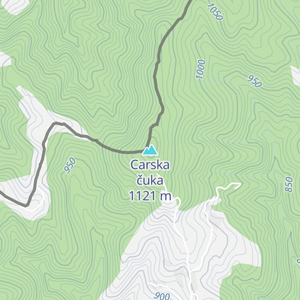 Map of Carska čuka