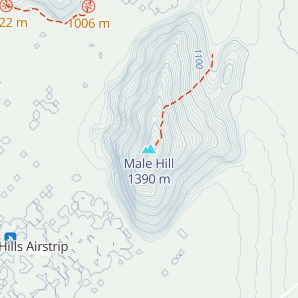 Map of Male Hill