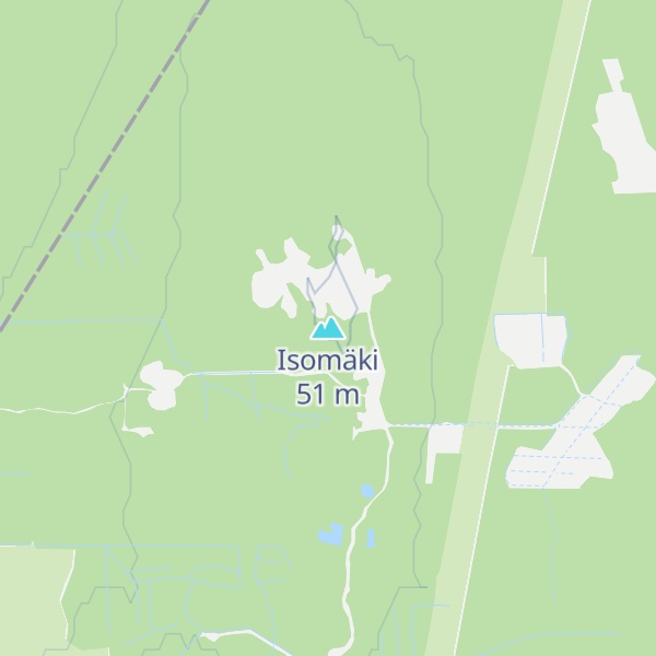 Map of Isomäki