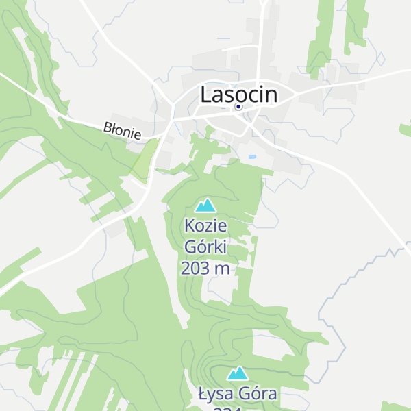 Map of Kozie Górki