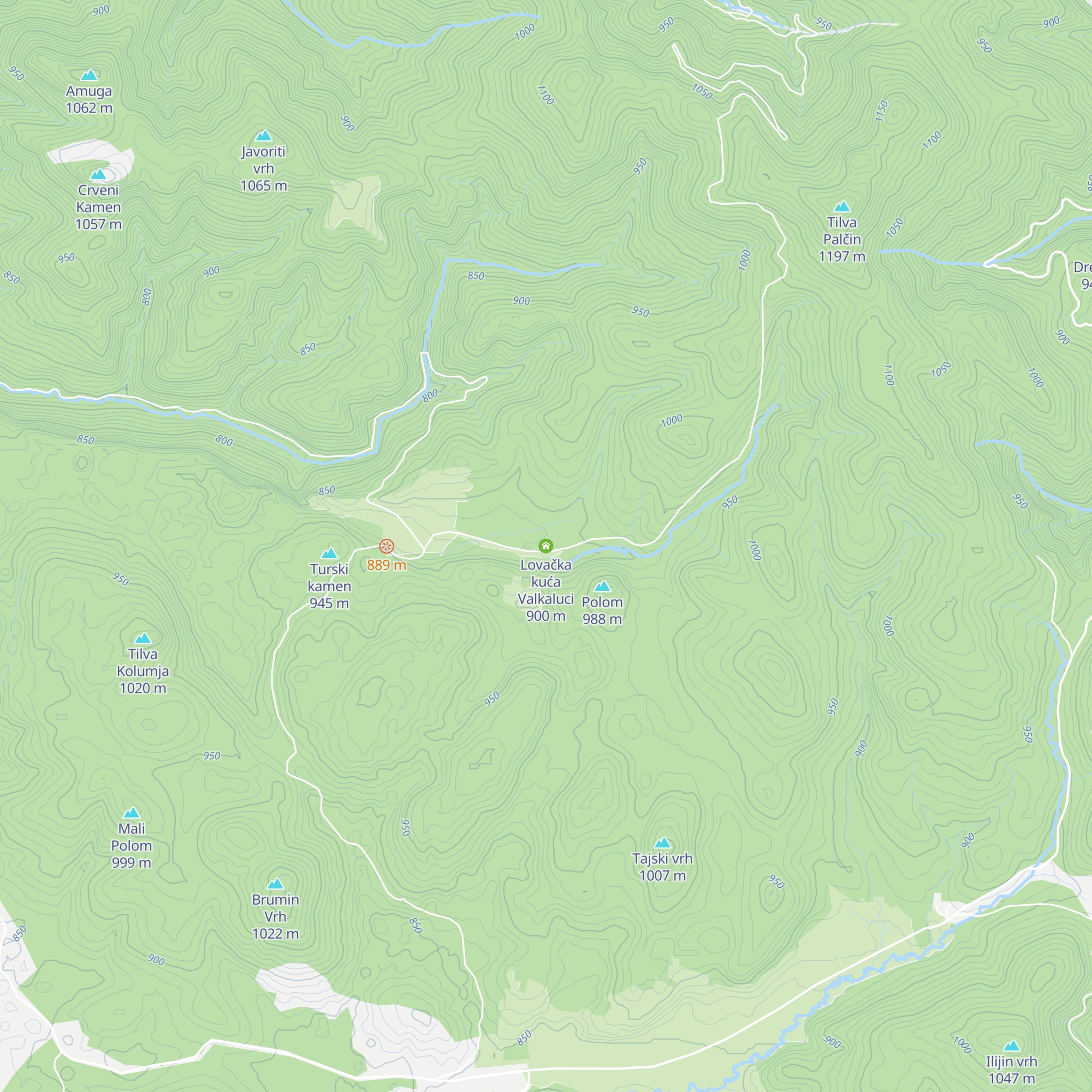 Lovačka kuća Valkaluci map