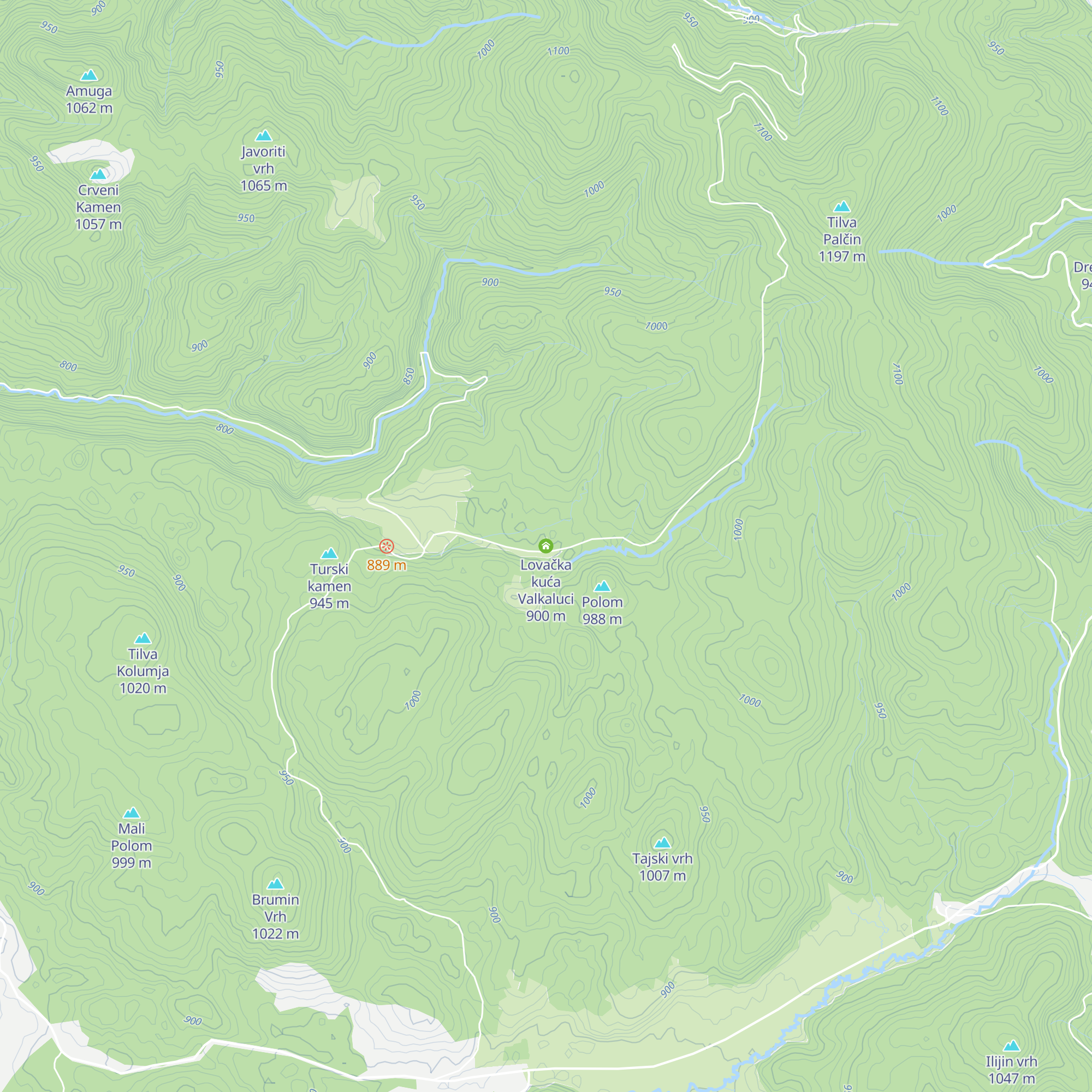 Lovačka kuća Valkaluci map