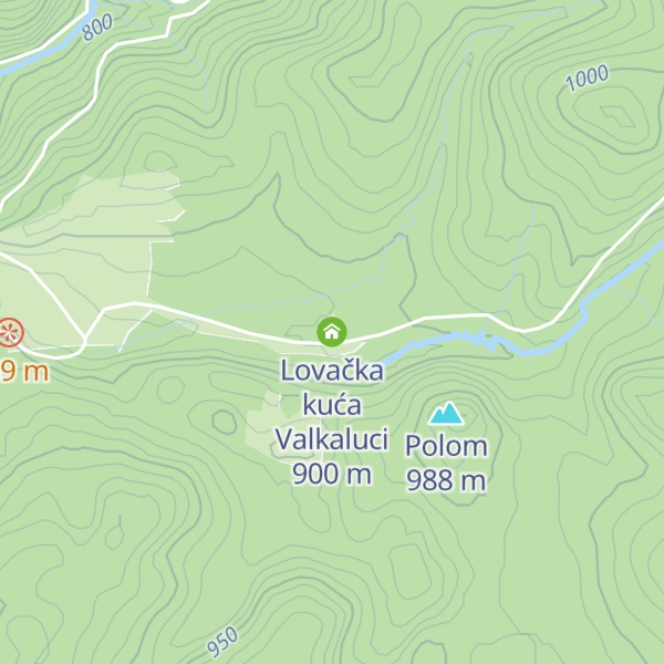 Map of Lovačka kuća Valkaluci