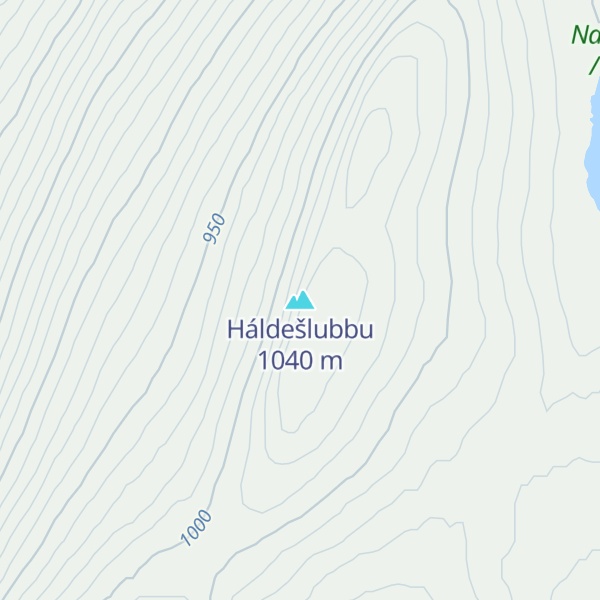 Map of Háldešlubbu