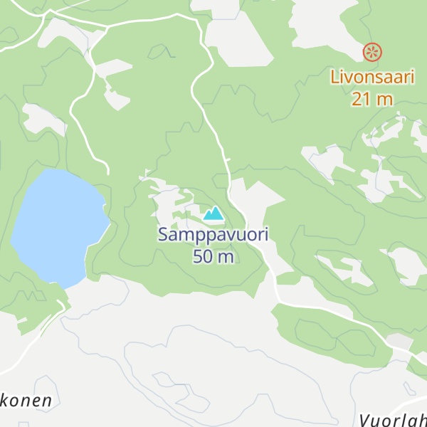 Map of Samppavuori