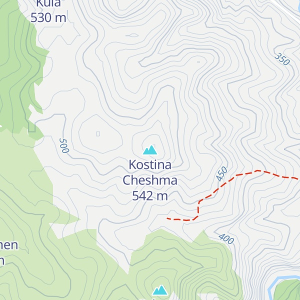 Map of Kostina Cheshma